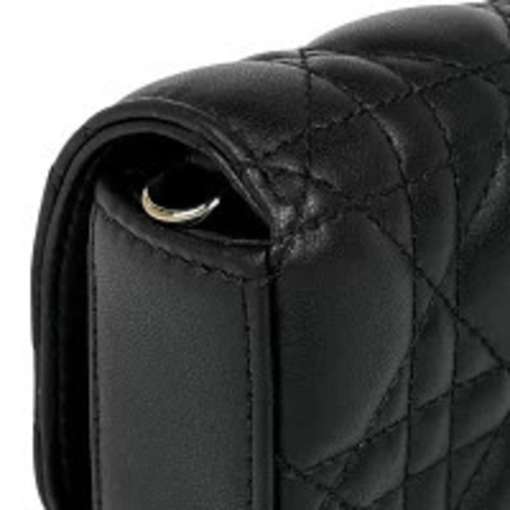 Christian Dior chain shoulder bag Clutch Cannage leather black - Picture 7 of 7